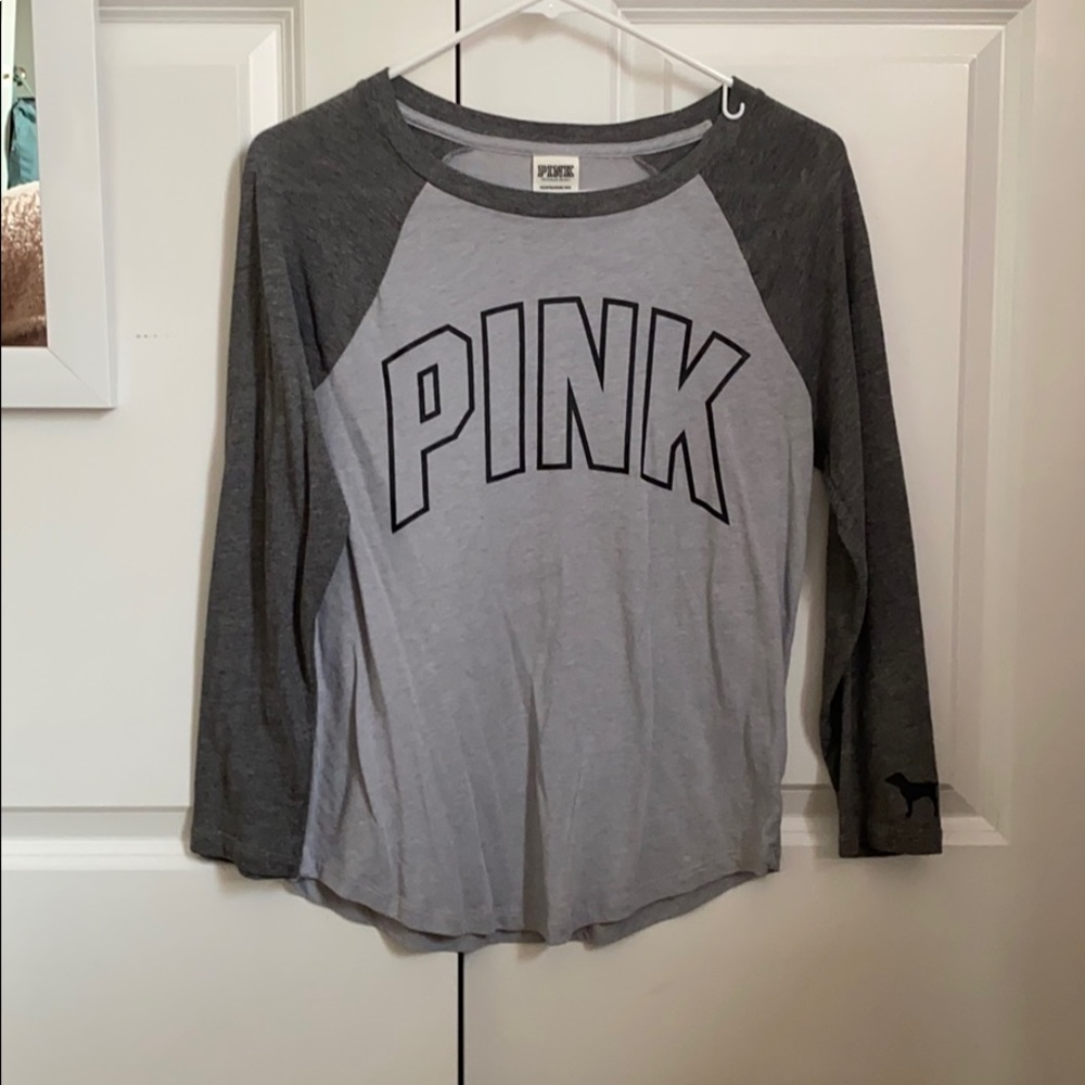 victoria secrets pink long sleeve tshirt